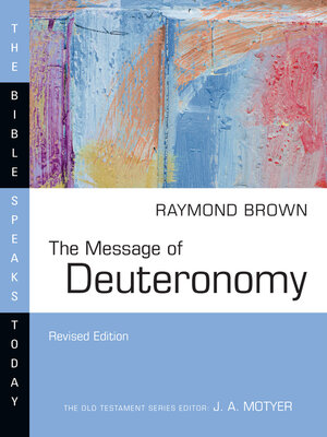cover image of The Message of Deuteronomy